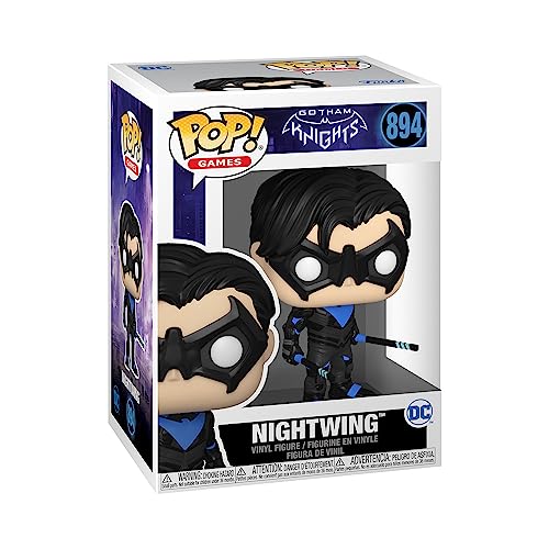 Funko Pop! Games: Gotham Knights - Nightwing - Batman - Figura de Vinilo Coleccionable - Idea de Regalo- Mercancia Oficial - Juguetes para Niños y Adultos - Video Games Fans