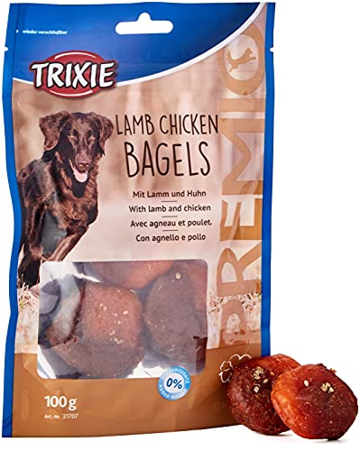 TRIXIE Snack PREMIO Lamb Chicken Bagels, 100 g, Perro
