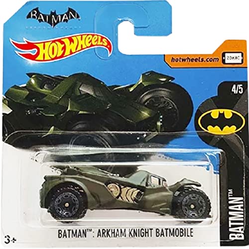 Hot Wheels Batman: Arkham Knight Batmobile Batman 4/5 (88/365) 2017 Short Card + Blister Protector Pack Friki Monkey