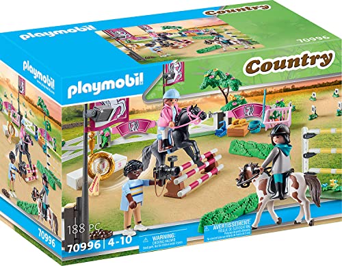 PLAYMOBIL Country 70996 Torneo de Equitación, Juguetes para Niños a Partir de 4 Años