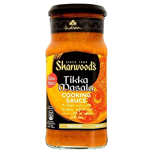Sharwood's Cocinar Salsa - Tikka Masala Picante Medio Caliente (420g)