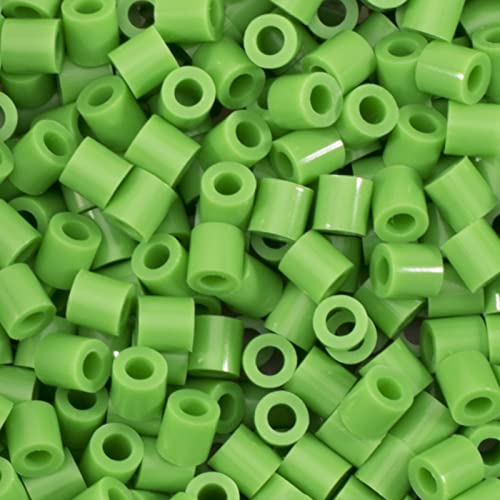 Vaessen Creative Perlas Fusibles, Plastic, Verde (Light Green), 5mm, 1100