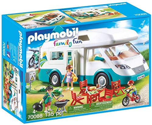 PLAYMOBIL Family Fun 70088 Caravana de Verano, A partir de 4 años