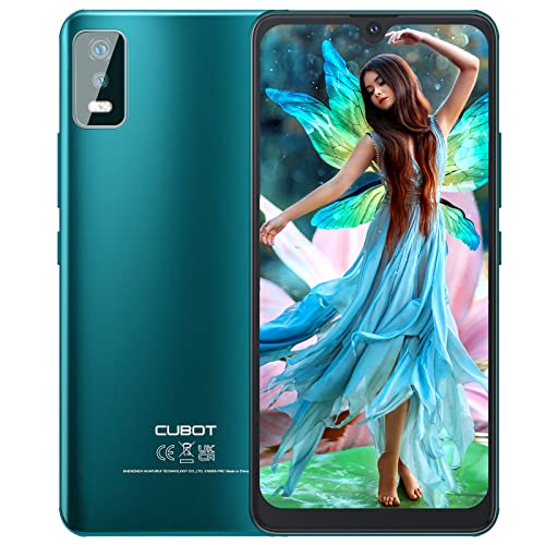 CUBOT Teléfono Móvil Barato, Note 8 4G Smartphone Libre 5.5' Pantalla, 2GB RAM y 16GB ROM, 3100mAh Batería Extraíble con Cámara 13MP+5MP, Android 11 Quad Core, Soporte 2 Nano SIM, 143g (Verde)