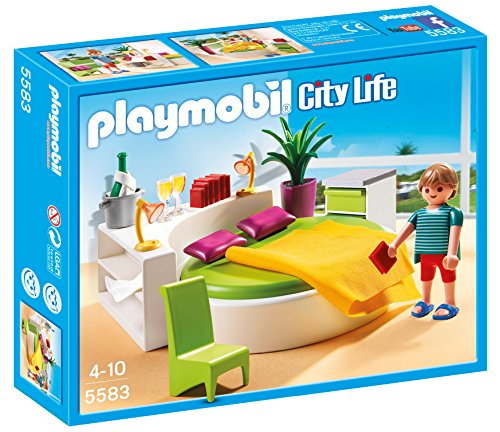 PLAYMOBIL Mansión Moderna de Lujo - Playset Dormitorio (5583)