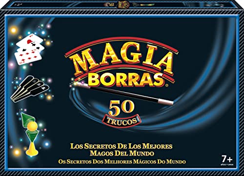 BORRAS - Magia Clásica con los 50 Trucos más Originales y Divertidos, Los aprendices de Mago encontrarán un Manual con Todos los Trucos Paso a Paso, A Partir de 7 años (24047)