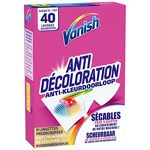 Vanish - Toallitas anti transferencia de colores