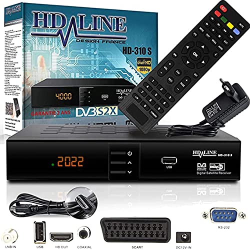 hd-line Receptor HDMI Satélite Receptor de satélite Digital HD Receptor HDMI DVB S2 para Sat HD Receptor HDMI Satélite Receptor HDMI HD Sat Digital para Satélite Receptor para TV DVB-S, con PVR