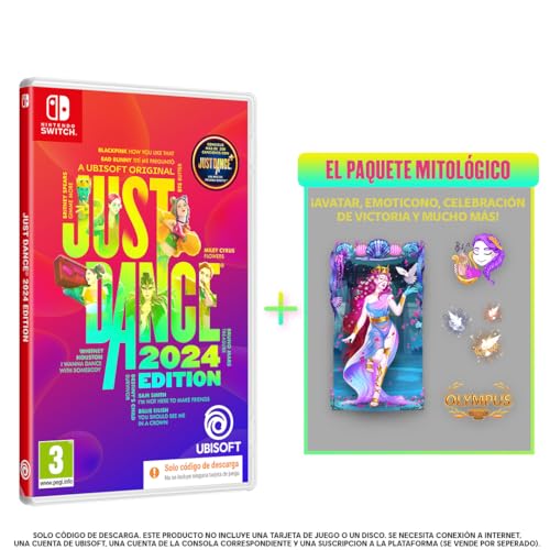 Just Dance 2024 Edition: Nintendo Switch lote exclusivo de Amazon | Código en caja y código de Ubisoft Connect