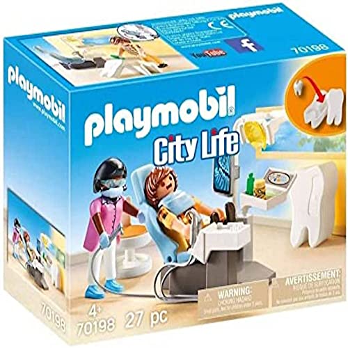 PLAYMOBIL City Life 70198 Dentista, A Partir de 4 años