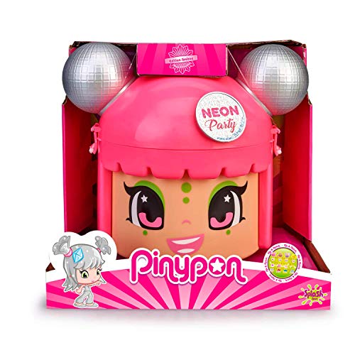 Pinypon Mix & Match Neon Party - Contenedor con 5 Figuras exclusivas, de 4 a 8 años (Famosa 700015210)