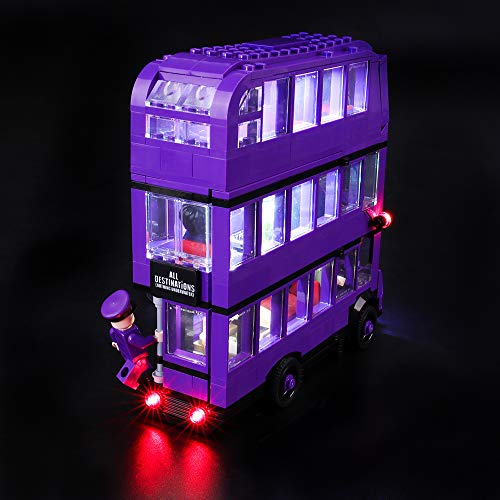 BRIKSMAX Kit de Iluminación Led para Lego Harry Potter Autobús Noctámbulo,Compatible con Ladrillos de Construcción Lego Modelo 75957, Juego de Legos no Incluido…
