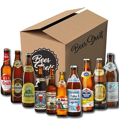 Beer Shelf - Colección de Cervezas | Pack Cervezas Alemanas (Pack 10 tipos) – Cerveza de Oktoberfest – Cerveza de importación - Pack Cervezas Degustación – Experiencia Cerveza Internacional