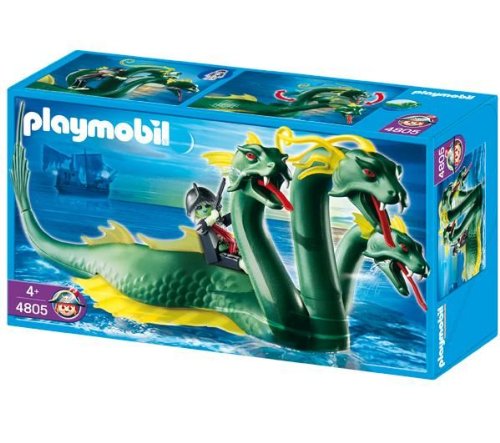Playmobil Dragón Marino de 3 Cabezas - Kits de Figuras de Juguete para niños (4 año(s), Multicolor)