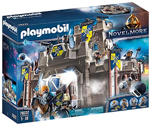 Playmobil 70222 Fortaleza Novelmore con Lanzapiedras y Cañón de Agua, para niños mayores de 5 años