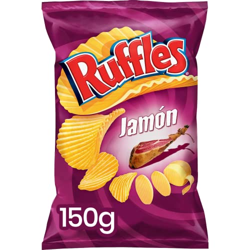 Ruffles Jamon Patatas Fritas, 150g
