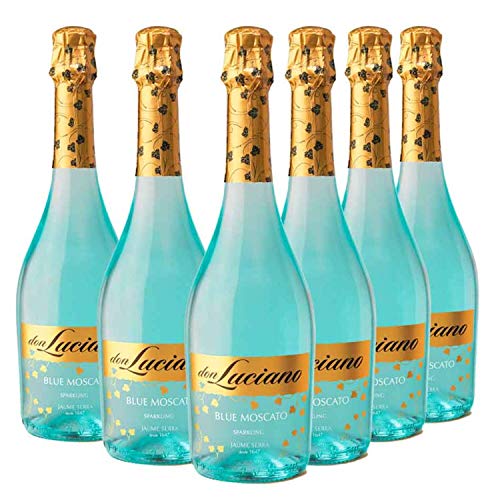 Don Luciano Blue Moscato - Charmat Moscato Azul - Caja de 6 Botellas x 750 ml