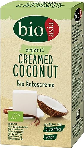 Bioasia Crema de Coco Orgánica - Paquete de 10 x 200 gr - Total: 2000 gr