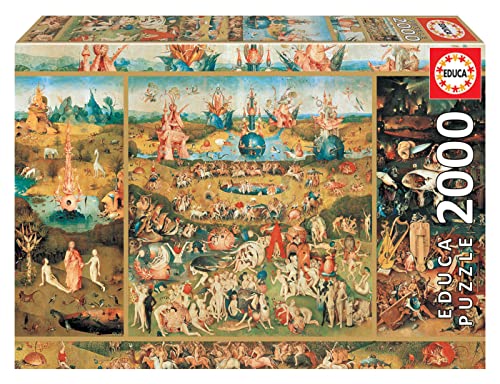Educa - El Jardín de Las Delicias Puzzle, 2000 Piezas, Multicolor (18505)