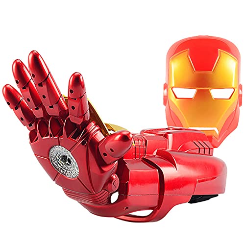 Los Vengadores Brazo Robótico de Iron Man- Juguete, Puede Emitir Luz, el Mejor Regalo para Los Niños, Edad Recomendada 6 Años y Más RED