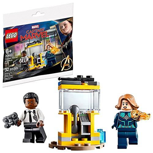 LEGO Super Heroes Capitán Marvel and Nick Fury 30453 - Juego de bolsas de plástico