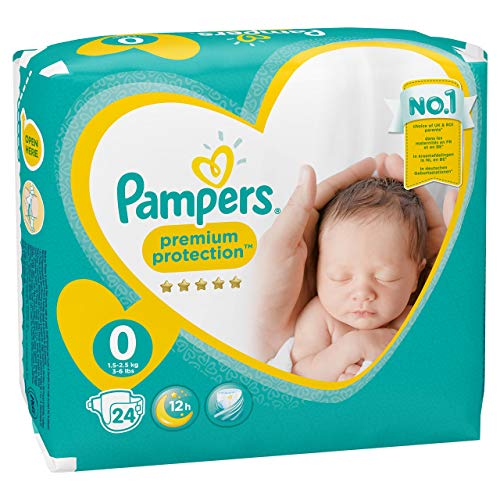 Pampers - New Baby Micro Pañales, talla 0 (1 - 2.5 kg)