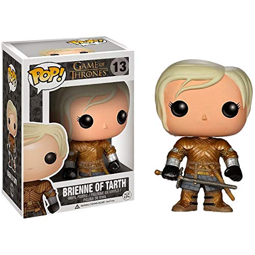 Brienne of Tarth: Game of Thrones x Funko POP! Vinyl Figure & 1 POP! Compatible PET Plastic Graphical Protector Bundle [#013 / 04017 - B]