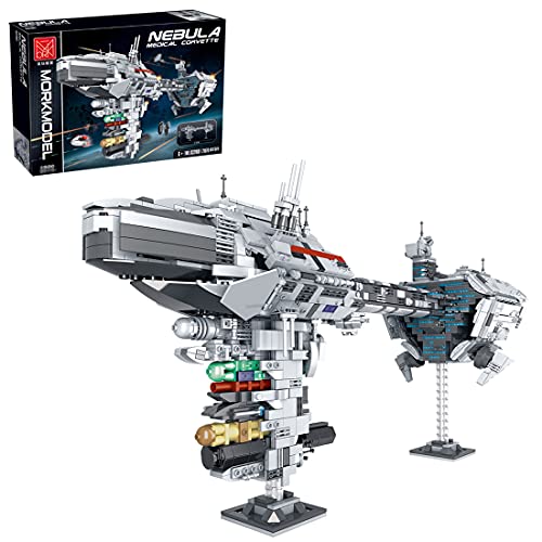 TASS Technic Nebula Medical Defense Spaceship Modular 2070Pcs Interstellar Naval Ship Bricks Modelo Compatible con Lego Star Wars