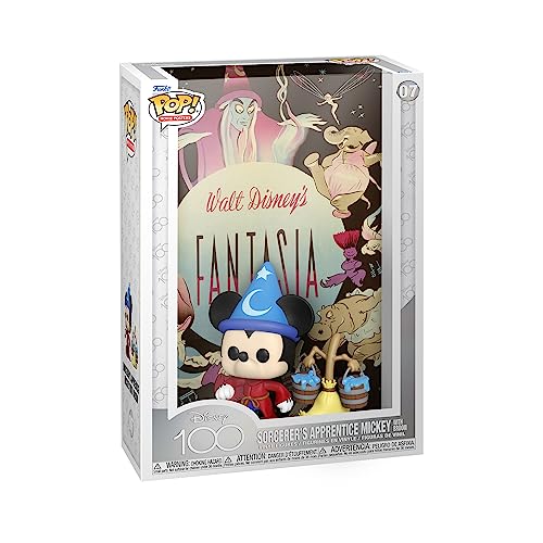 Funko POP! Movie Poster: Disney - Mickey Mouse - Fantasia - Figuras Miniaturas Coleccionables Para Exhibición - Idea De Regalo - Mercancía Oficial - Juguetes Para Niños Y Adultos