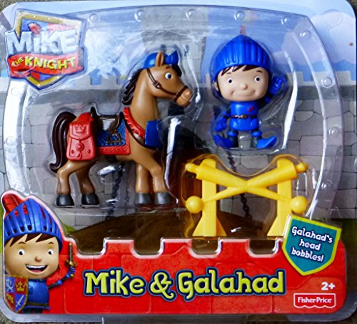 Mike el Caballero - Pack de Figuras de acción, Mike y Galahad (Mattel Y8367)
