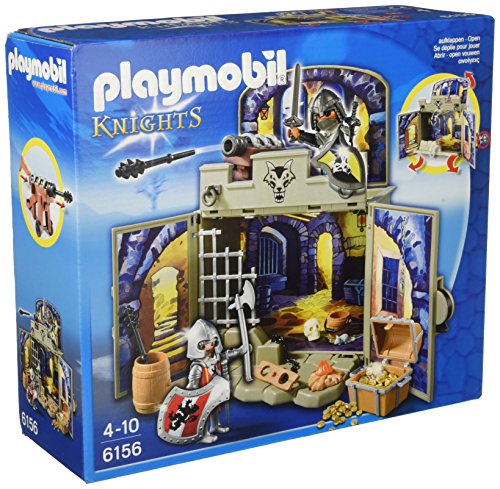 Playmobil 6156 - Cofre caballeros del tesoro, 89 piezas