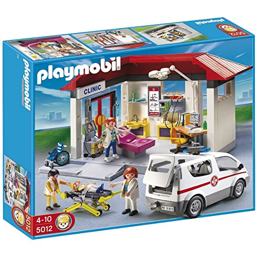 PLAYMOBIL - Clínica con Vehículo de Emergencia - 5012