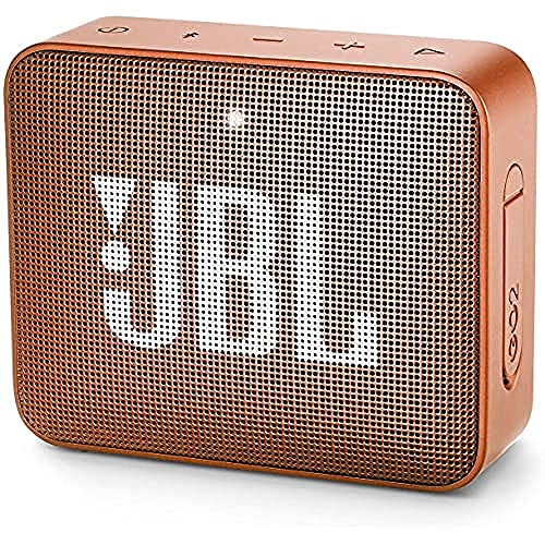 JBL GO 2 – Altavoz inalámbrico portátil con Bluetooth – Parlante resistente al agua (IPX7) – hasta 5h de reproducción con sonido de alta fidelidad – Naranja