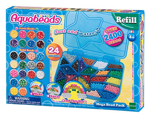Aquabeads-79638 Mega Bead Pack, multicolor (Epoch para Imaginar 79638) , color/modelo surtido