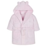 Baby Elephant Fleece Robe 18C203 Pink 6/12 Months