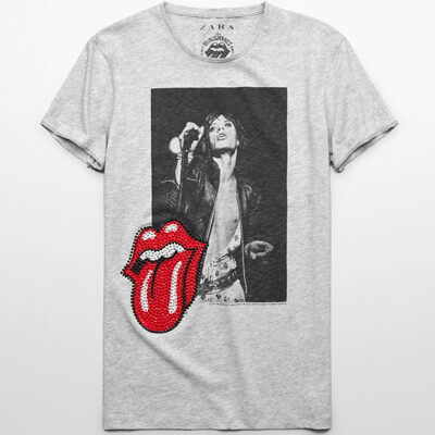 Camisetas Rolling Stones Zara