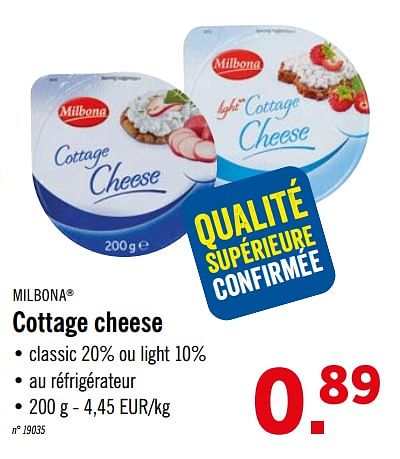 Cottage Cheese Lidl