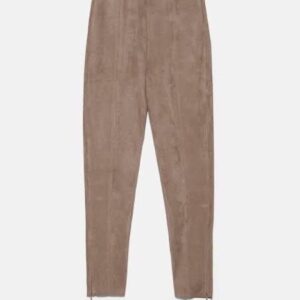 Legging Efecto Ante Zara
