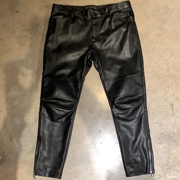 Mens Leather Pants Zara