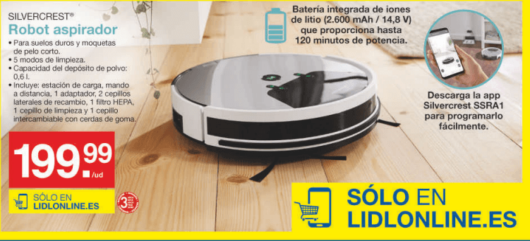 Robot Limpieza Lidl