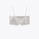 Top Crop Brillos Zara Top Crop Brillos Zara