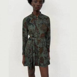Vestido Camuflaje Zara Vestido Camuflaje Zara